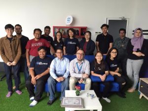REGTECH Students at LuxTag office