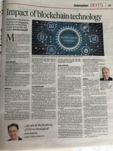 newsletter blockchain technology article